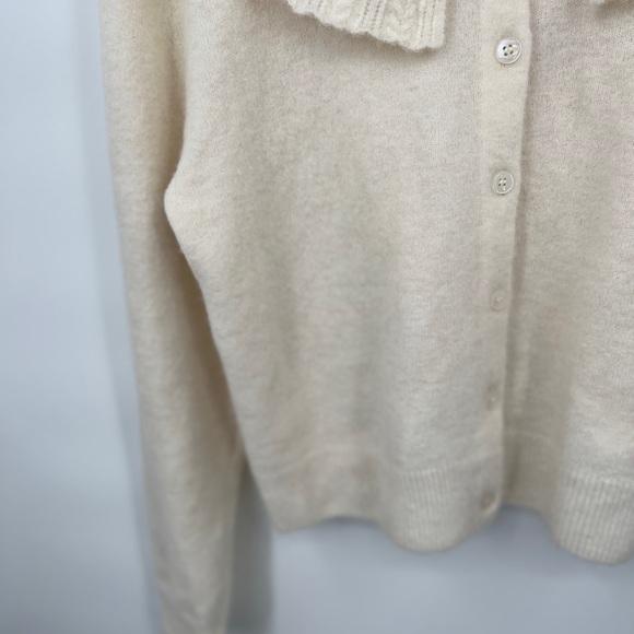 & OTHER STORIES Statement Alpaca/wool BlendCollar Knit Cardigan Size M - Picture 7 of 9